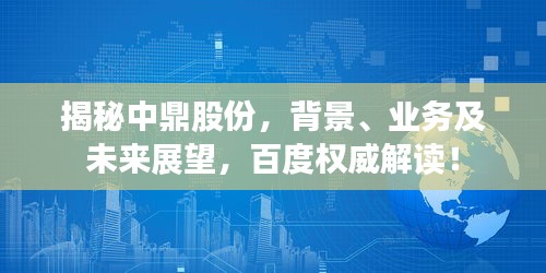 揭秘中鼎股份，背景、業(yè)務(wù)及未來展望，百度權(quán)威解讀！