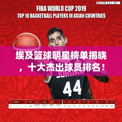 埃及籃球明星榜單揭曉，十大杰出球員排名！