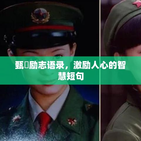 甄嬛勵志語錄，激勵人心的智慧短句