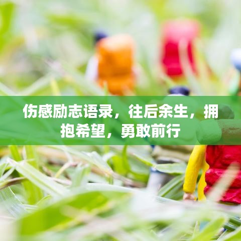 傷感勵(lì)志語(yǔ)錄，往后余生，擁抱希望，勇敢前行