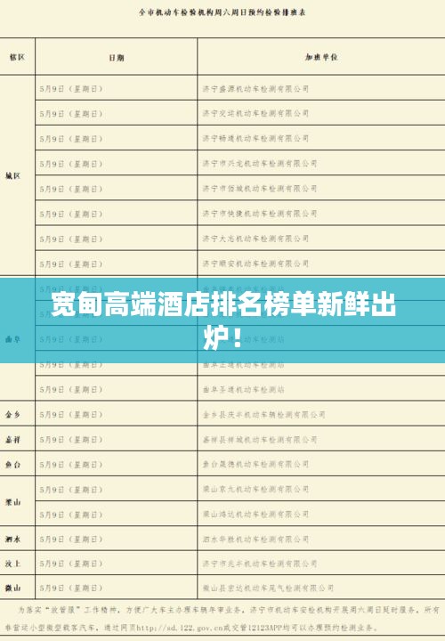 寬甸高端酒店排名榜單新鮮出爐！