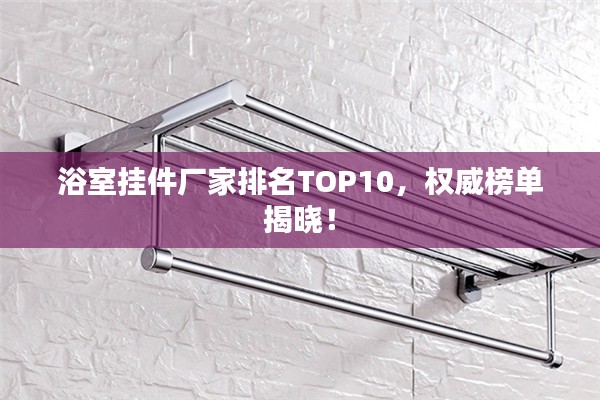 浴室掛件廠家排名TOP10，權(quán)威榜單揭曉！