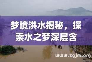 夢(mèng)境洪水揭秘，探索水之夢(mèng)深層含義與象征意義