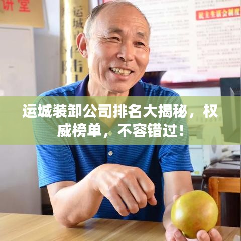 運城裝卸公司排名大揭秘，權威榜單，不容錯過！