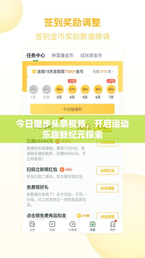 今日趣步頭條視頻，開啟運動樂趣新紀元探索
