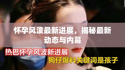 懷孕風波最新進展，揭秘最新動態(tài)與內幕