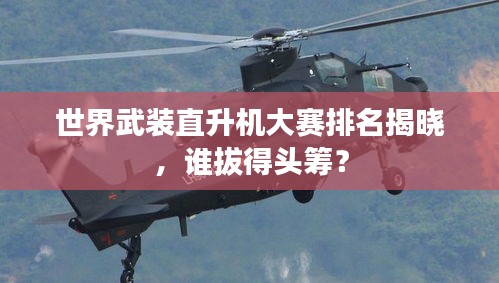 世界武裝直升機(jī)大賽排名揭曉，誰拔得頭籌？