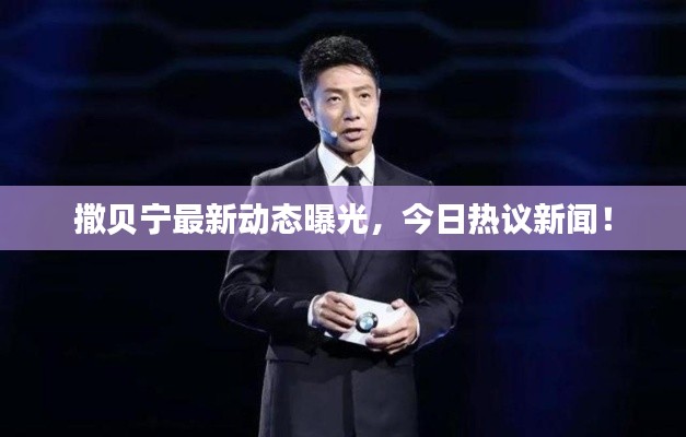撒貝寧最新動態(tài)曝光，今日熱議新聞！