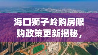 海口獅子嶺購房限購政策更新揭秘，最新消息一覽無余