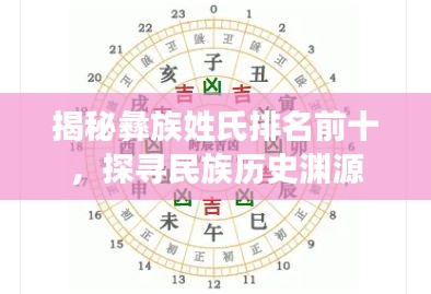 揭秘彝族姓氏排名前十，探尋民族歷史淵源