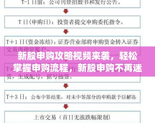 新股申購(gòu)攻略視頻來(lái)襲，輕松掌握申購(gòu)流程，新股申購(gòu)不再迷茫