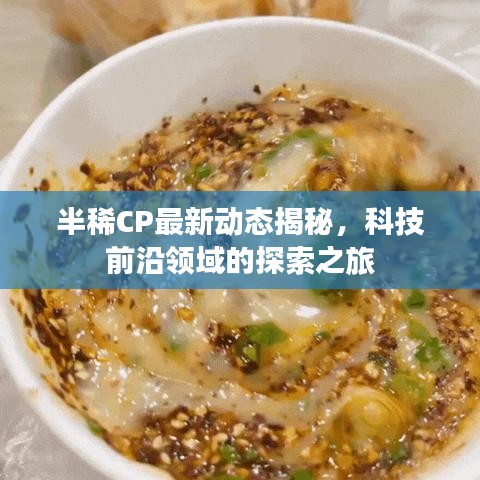 半稀CP最新動(dòng)態(tài)揭秘，科技前沿領(lǐng)域的探索之旅