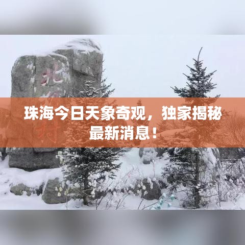 珠海今日天象奇觀，獨(dú)家揭秘最新消息！