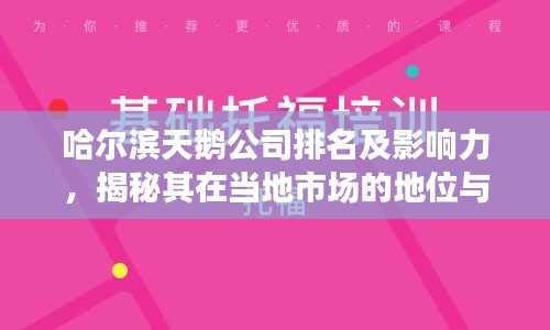 哈爾濱天鵝公司排名及影響力，揭秘其在當(dāng)?shù)厥袌?chǎng)的地位與影響力