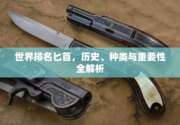 世界排名匕首，歷史、種類與重要性全解析