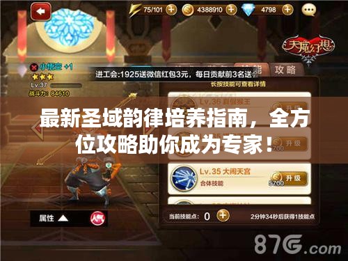 最新圣域韻律培養(yǎng)指南，全方位攻略助你成為專家！