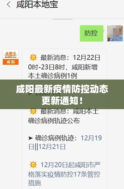 咸陽最新疫情防控動態(tài)更新通知！