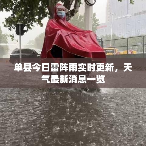 單縣今日雷陣雨實時更新，天氣最新消息一覽