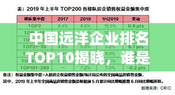 中國(guó)遠(yuǎn)洋企業(yè)排名TOP10揭曉，誰(shuí)是行業(yè)巨頭？