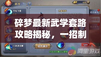 碎夢(mèng)最新武學(xué)套路攻略揭秘，一招制勝，戰(zhàn)力飆升！