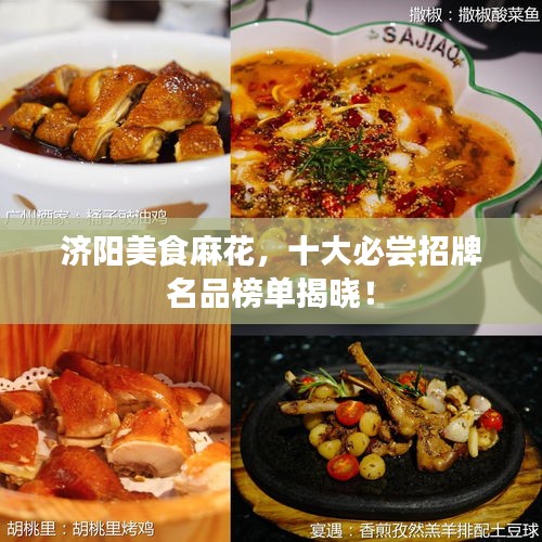 濟陽美食麻花，十大必嘗招牌名品榜單揭曉！