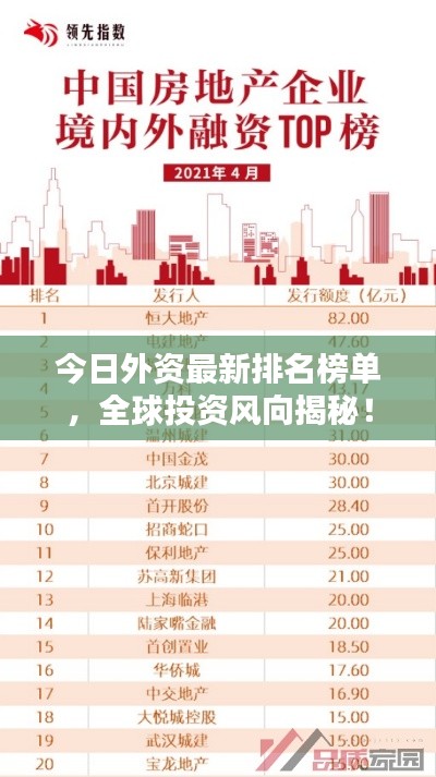 今日外資最新排名榜單，全球投資風(fēng)向揭秘！