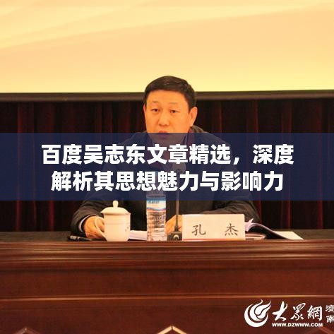 百度吳志東文章精選，深度解析其思想魅力與影響力