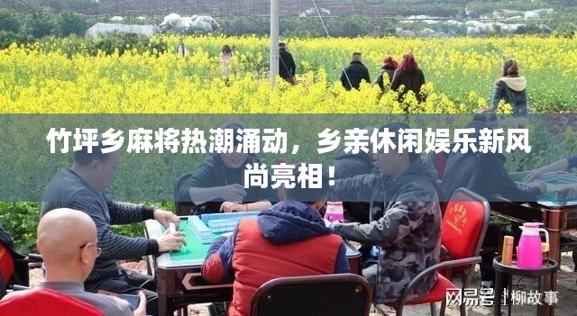竹坪鄉(xiāng)麻將熱潮涌動，鄉(xiāng)親休閑娛樂新風(fēng)尚亮相！
