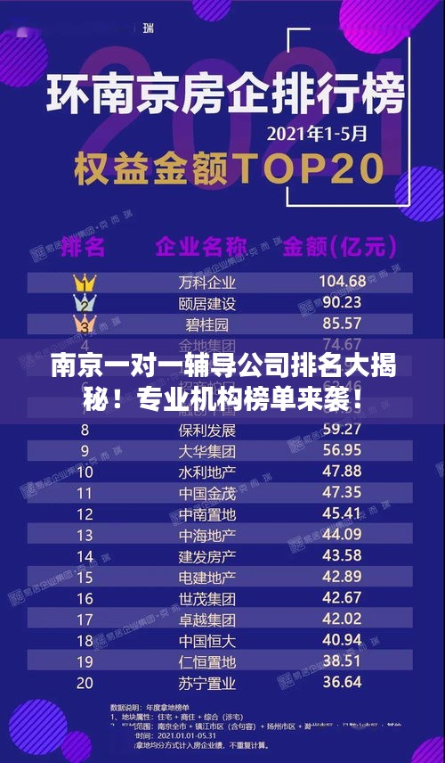 南京一對一輔導(dǎo)公司排名大揭秘！專業(yè)機構(gòu)榜單來襲！