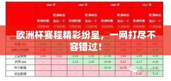 歐洲杯賽程精彩紛呈，一網(wǎng)打盡不容錯過！