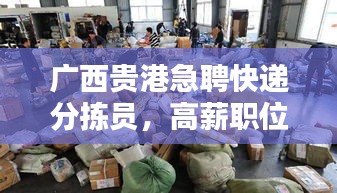 廣西貴港急聘快遞分揀員，高薪職位等你來挑戰(zhàn)！