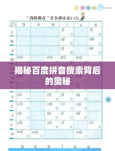 揭秘百度拼音搜索背后的奧秘