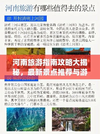 河南旅游指南攻略大揭秘，最新景點(diǎn)推薦與游玩秘籍