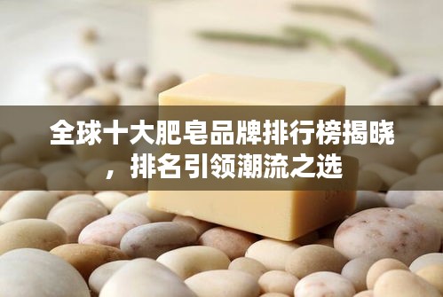 全球十大肥皂品牌排行榜揭曉，排名引領(lǐng)潮流之選