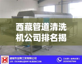 西藏管道清洗機(jī)公司排名揭曉，優(yōu)質(zhì)企業(yè)榜單不容錯過！