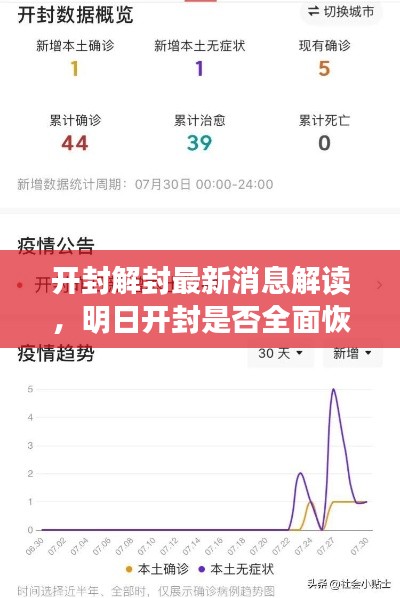 開封解封最新消息解讀，明日開封是否全面恢復(fù)通行？