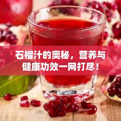 石榴汁的奧秘，營(yíng)養(yǎng)與健康功效一網(wǎng)打盡！