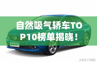 自然吸氣轎車(chē)TOP10榜單揭曉！