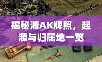 揭秘湘AK牌照，起源與歸屬地一覽