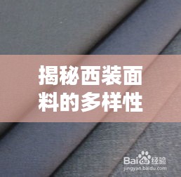 揭秘西裝面料的多樣性與選擇技巧，讓你輕松挑選優(yōu)質(zhì)面料！