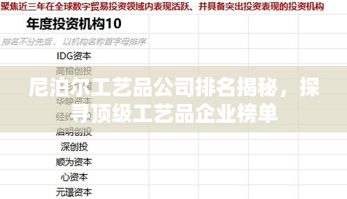 尼泊爾工藝品公司排名揭秘，探尋頂級工藝品企業(yè)榜單