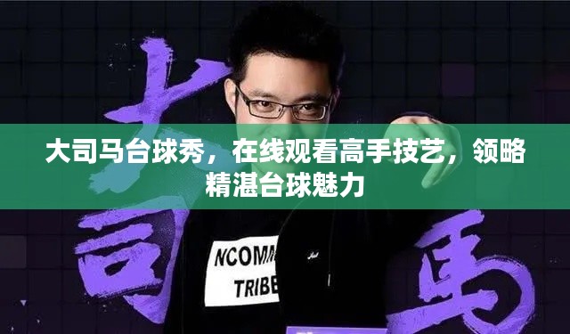 大司馬臺球秀，在線觀看高手技藝，領略精湛臺球魅力