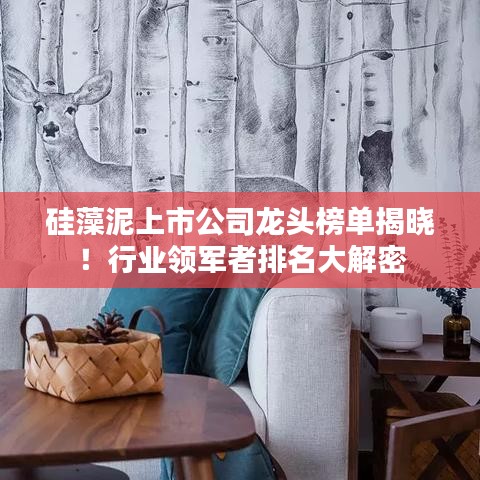硅藻泥上市公司龍頭榜單揭曉！行業(yè)領(lǐng)軍者排名大解密
