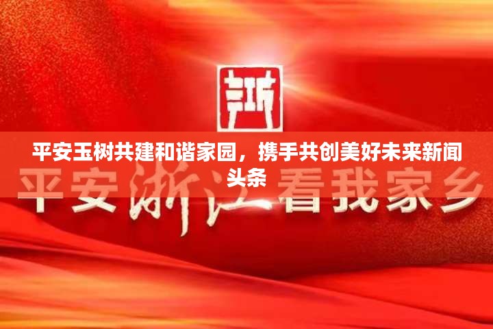 平安玉樹共建和諧家園，攜手共創(chuàng)美好未來新聞頭條